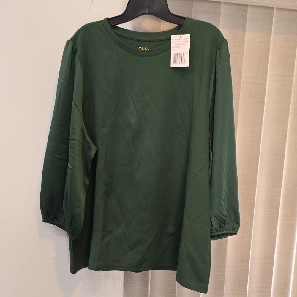 Jones New York Green Blouse